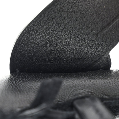 Hermes Milo Lambskin Grigri Rodeo Pegase Horse Bag Charm PM So Black 3 of 5
