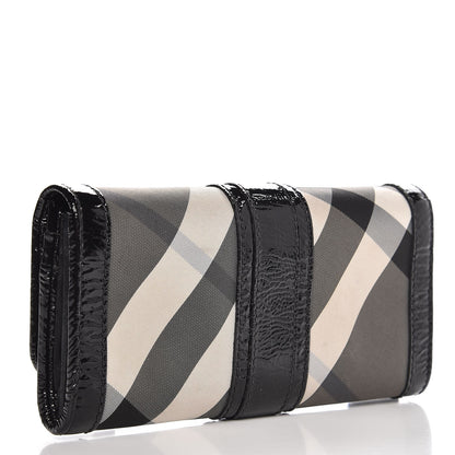 Burberry Beat Check Penrose Continental Wallet Black 3 of 9