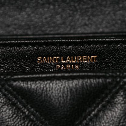 Saint Laurent Lambskin Quilted Small Becky Chain Bag Black 8 of 11