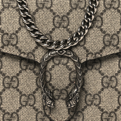 Gucci GG Supreme Monogram Mini Dionysus Chain Wallet Beige Taupe 10 of 14
