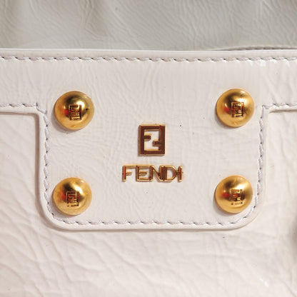 Fendi Vitello Naplak Small Bag De Jour White 5 of 11