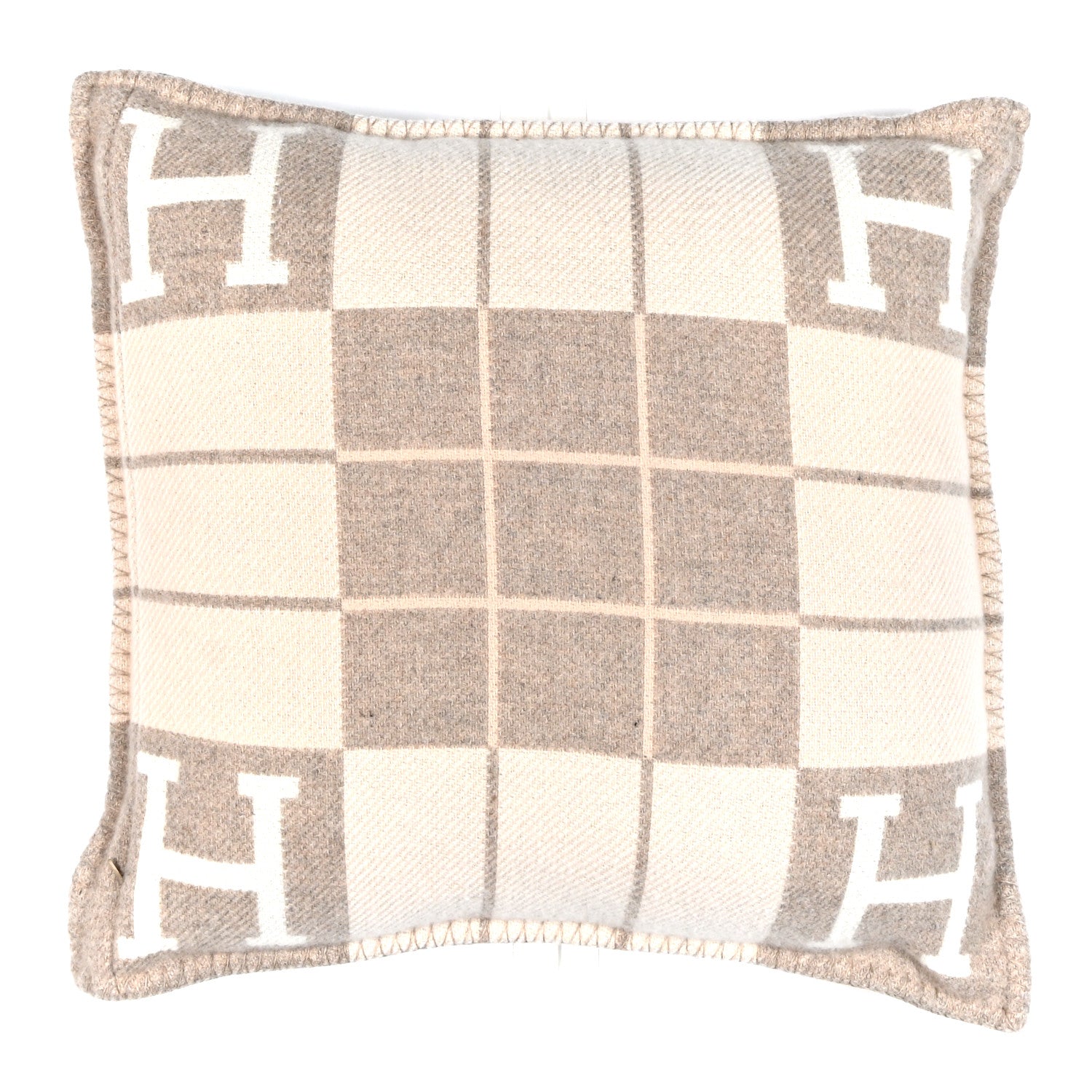 Hermes Wool Cashmere Avalon III Pillow PM Coco Camomille 2 of 3