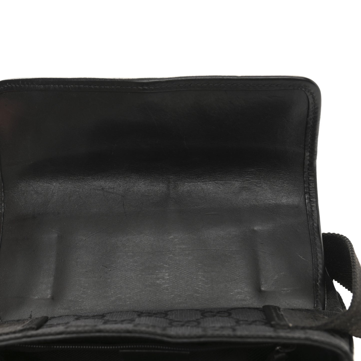 GG Monogram Web Flight Belt Bag Black