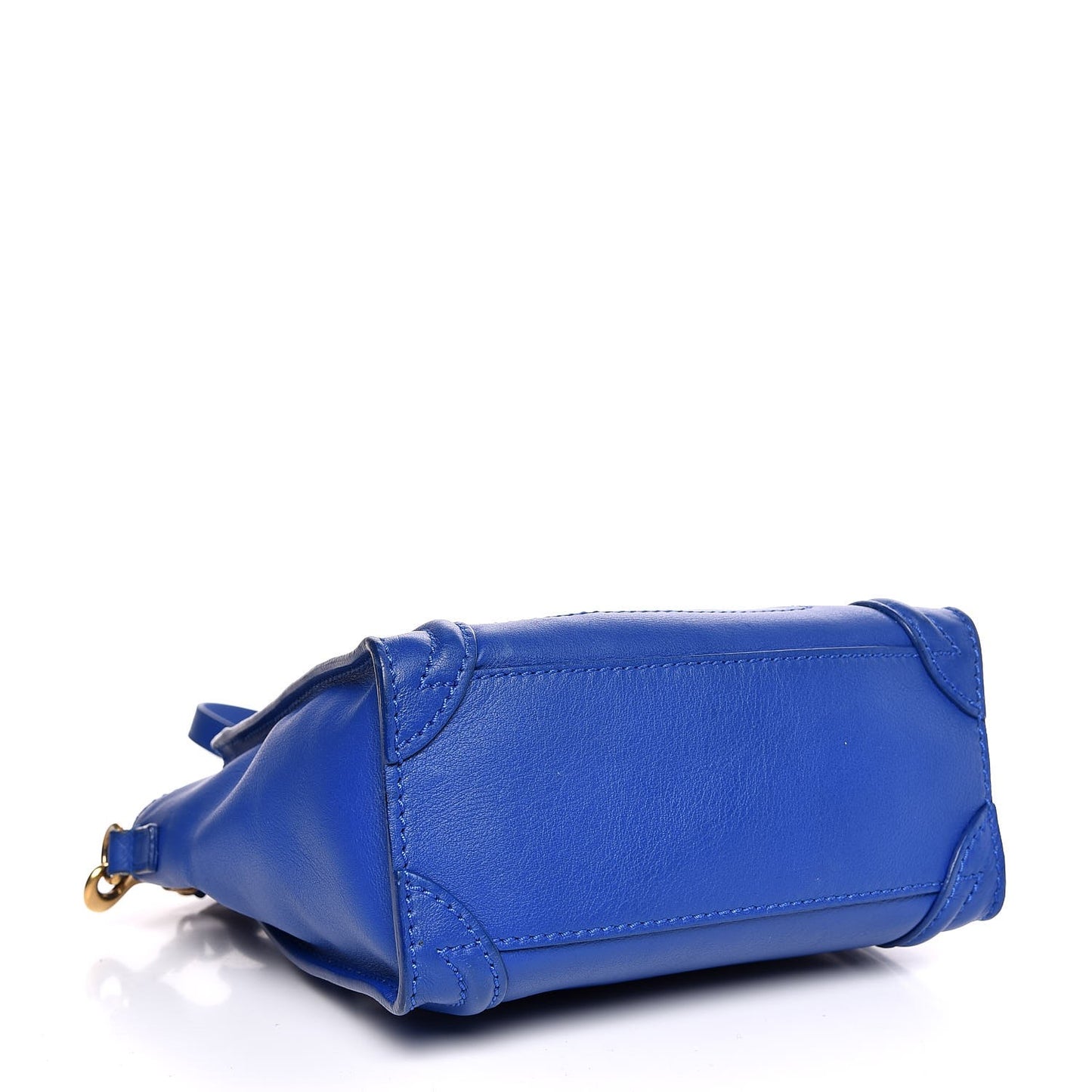 Smooth Calfskin Nano Luggage Royal Blue