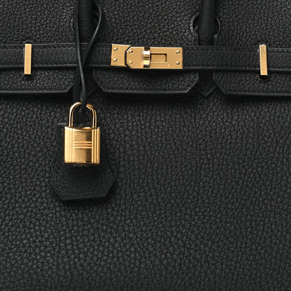 Hermes Togo Birkin 25 Black 8 of 11