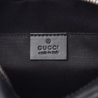 Gucci GG Supreme Monogram Web Shoulder Bag Black Grey 5 of 9