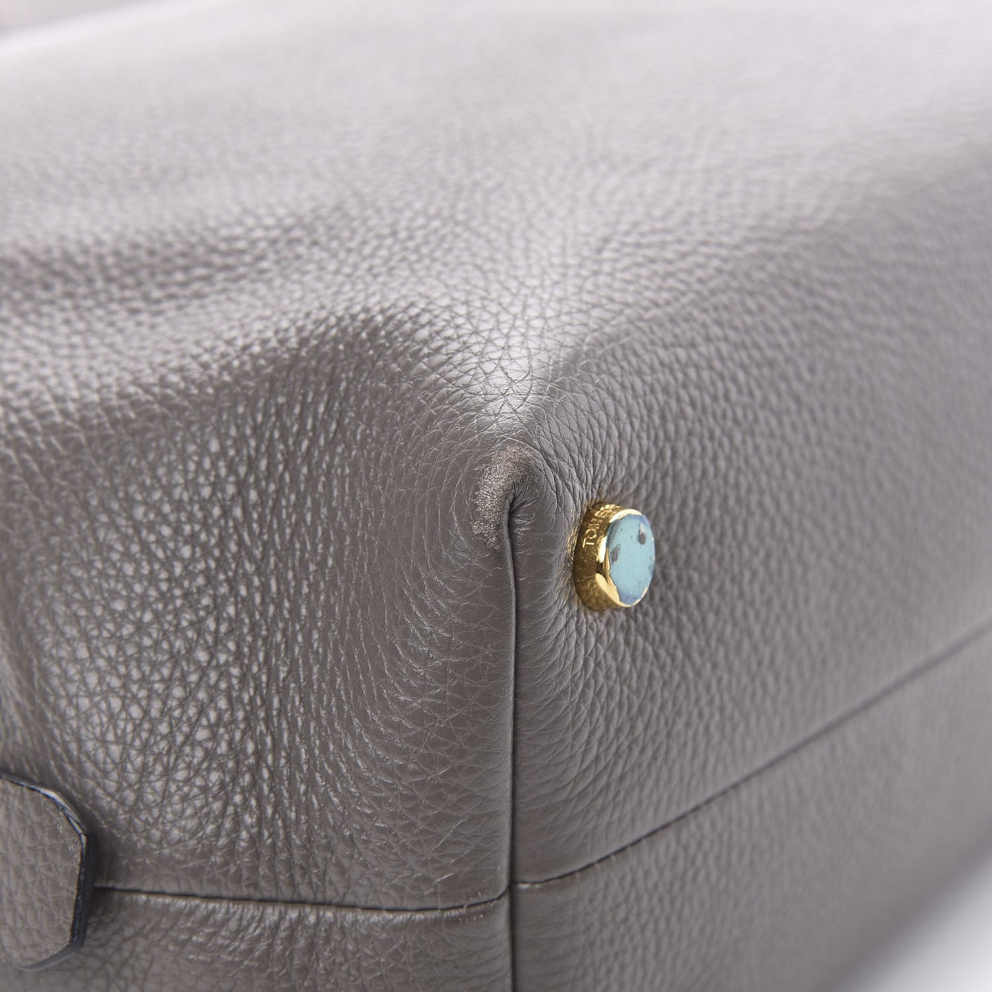 Pebbled Calfskin Jennifer Side-Zip Hobo Warm Taupe