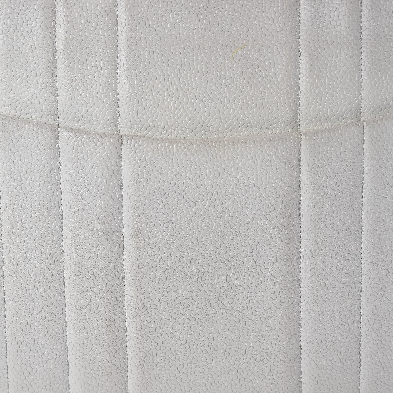 Chanel Caviar Vertical Quilted Jumbo Single Flap White 20 of 22