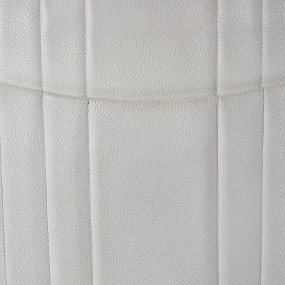 Chanel Caviar Vertical Quilted Jumbo Single Flap White 20 of 22