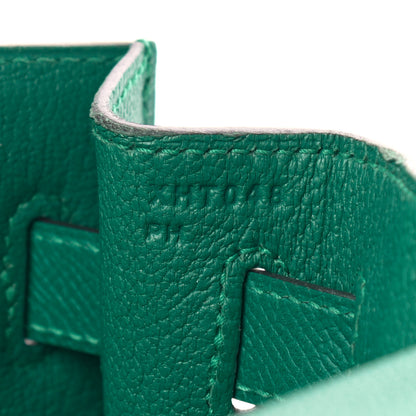 Hermes Epsom Kelly Sellier 32 Malachite 7 of 12