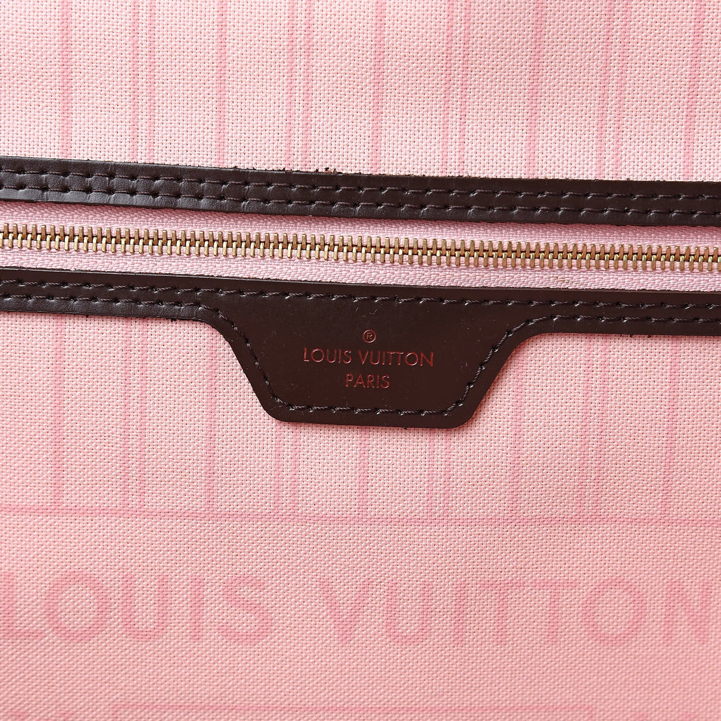 Damier Ebene Neo Neverfull MM Rose Ballerine