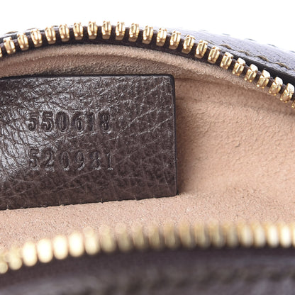 Gucci GG Supreme Monogram Web Mini Ophidia Round Shoulder Bag Brown 6 of 10