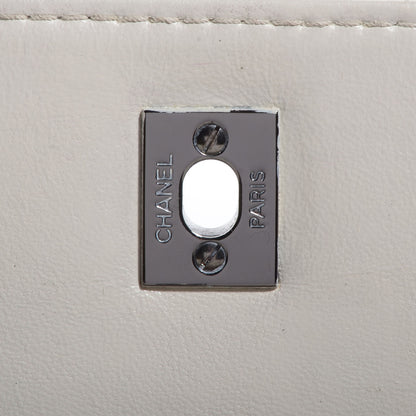 Chanel Lambskin Chocolate Bar 5 Chain Flap White 8 of 8