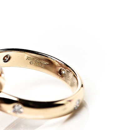 Cartier 18K Yellow Gold Diamond Constellation Trinity Ring 50 5.25 3 of 3