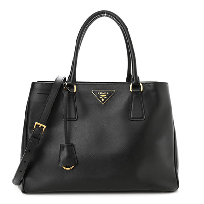 Prada Saffiano Lux Medium Tote Black 1 of 9