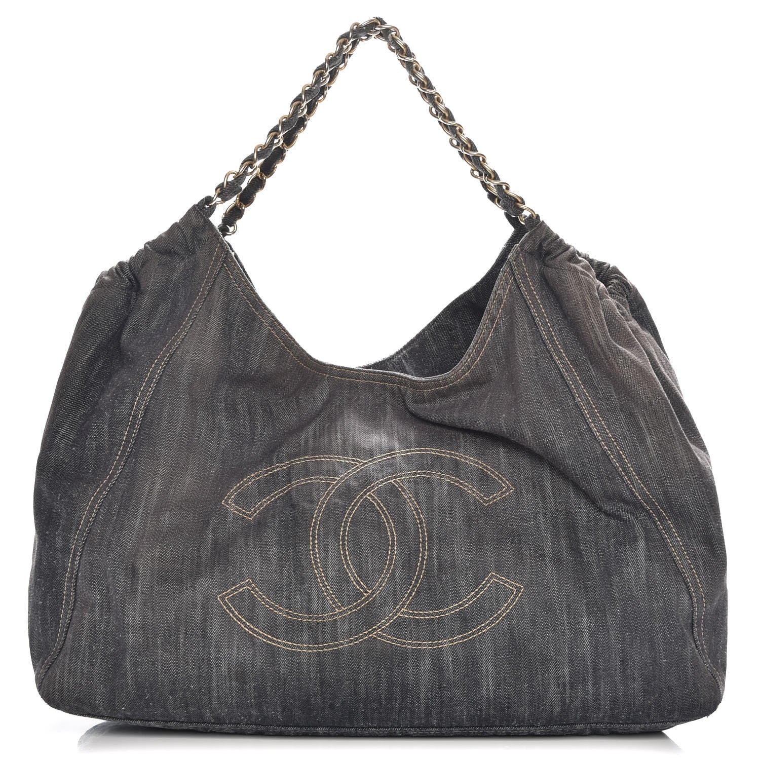 Chanel Denim XL Coco Cabas Tote Blue 1 of 10