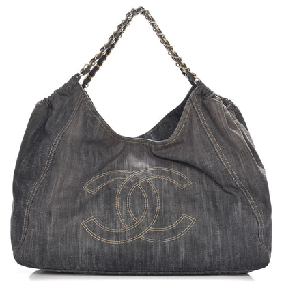 Chanel Denim XL Coco Cabas Tote Blue 1 of 10