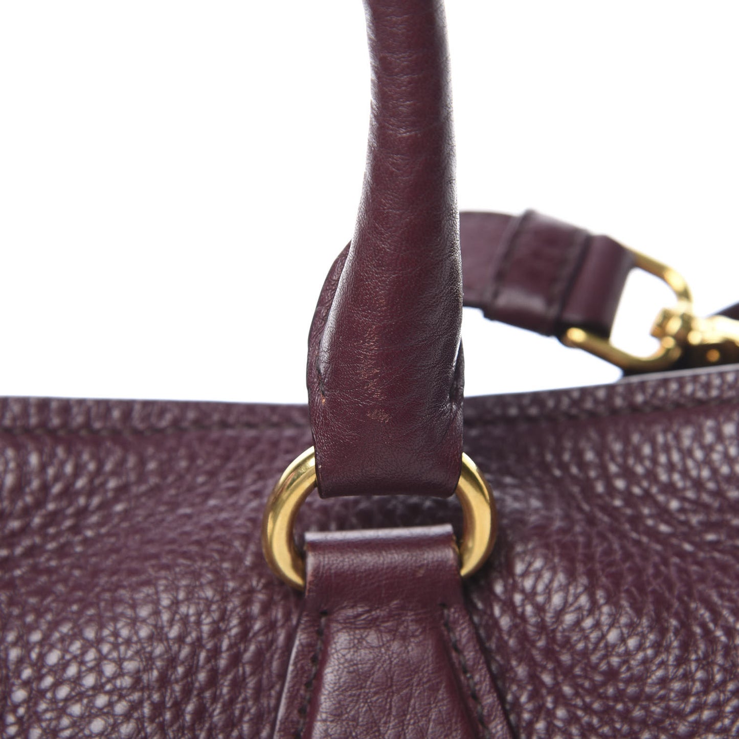 Vitello Daino Tote Granato