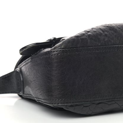 Fendi Nappa Patent B Bis Flap Bag Black 5 of 11