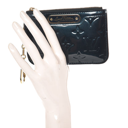 Louis Vuitton Vernis Key Pouch Blue Nuit 2 of 8
