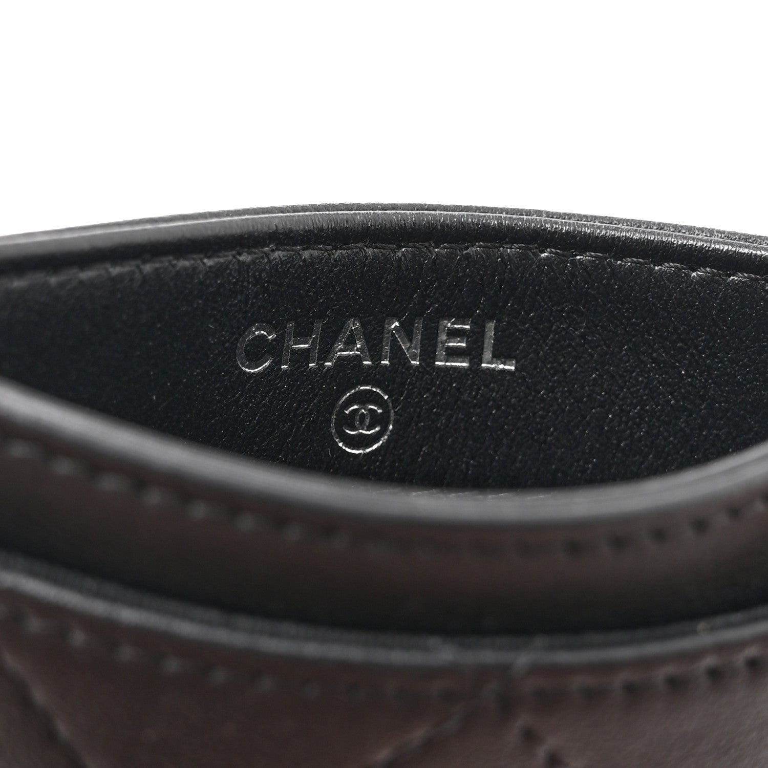 Chanel Calfskin Quilted Card Holder So Black 6 of 9