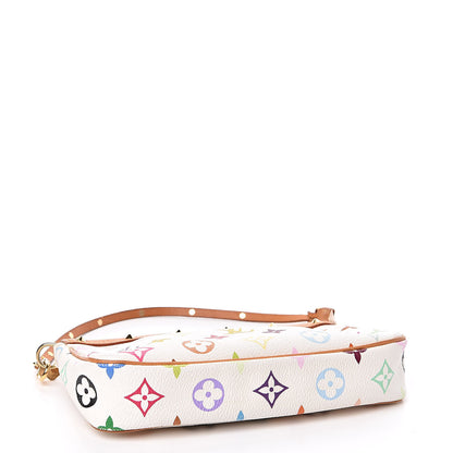 Louis Vuitton Monogram Multicolor Pochette Accessories White 4 of 12