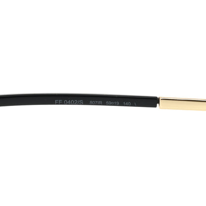 Fendi Square Sunglasses FF 0402/S Black 6 of 6