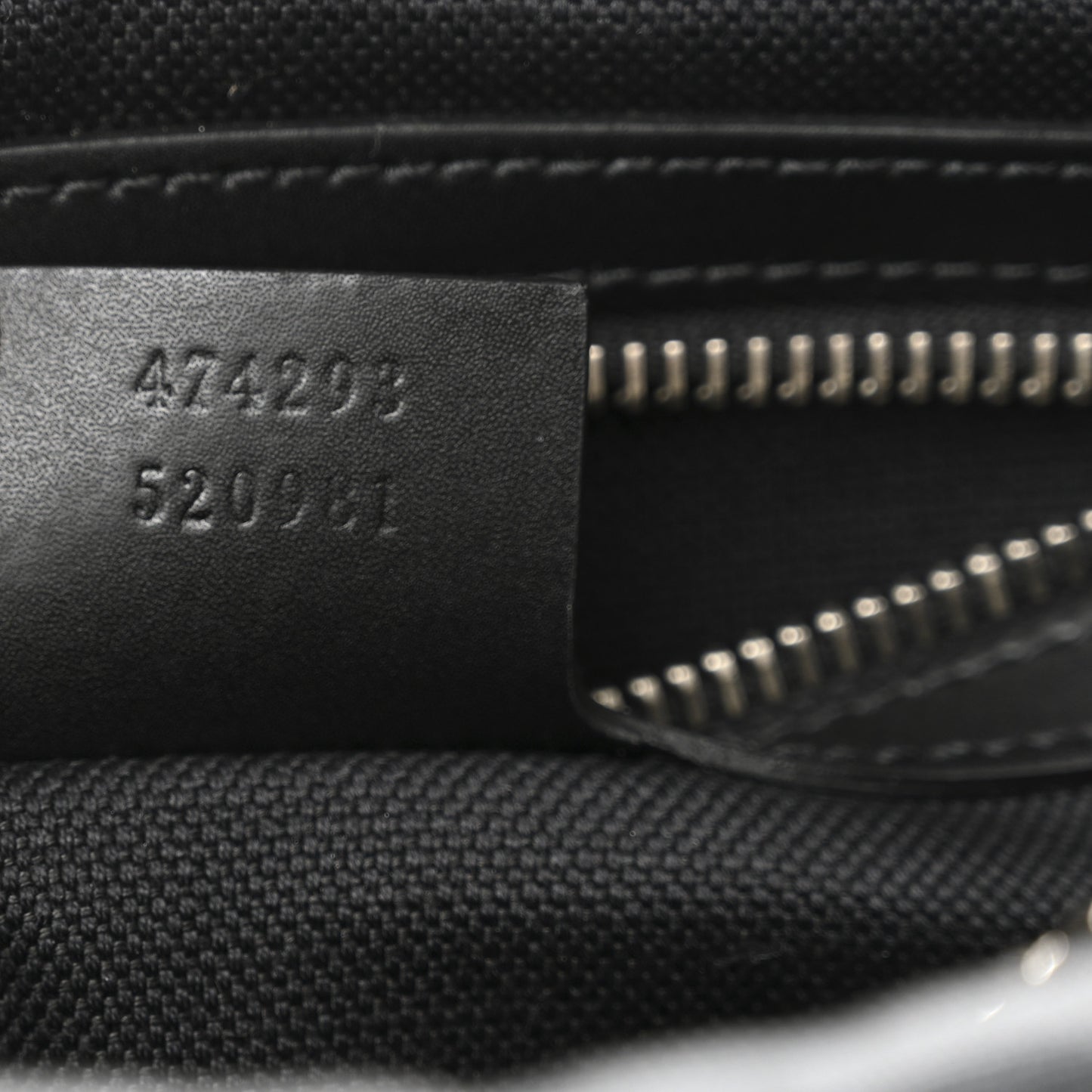 Soft GG Supreme Monogram Web Belt Bag Black Grey