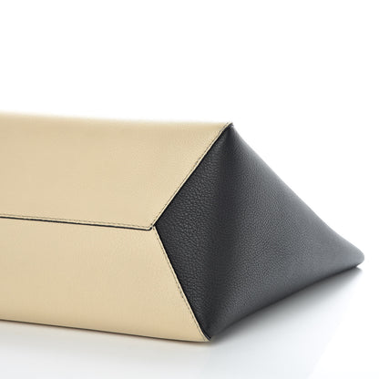 Louis Vuitton Calfskin Lockme Cabas Vanille Black 9 of 11