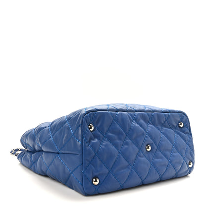 Chanel Calfskin Love Me Tender Large Tote Blue 4 of 9