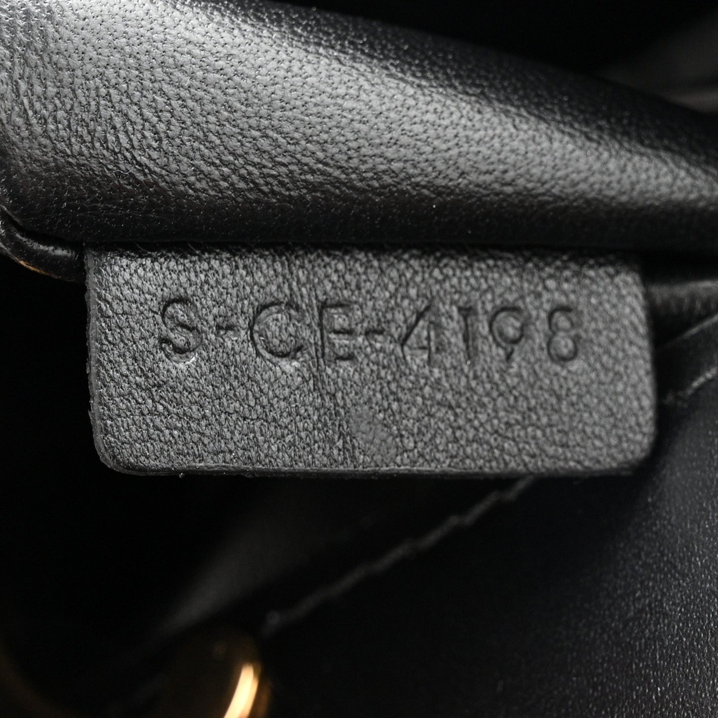 Shiny Calfskin Medium Triomphe Black