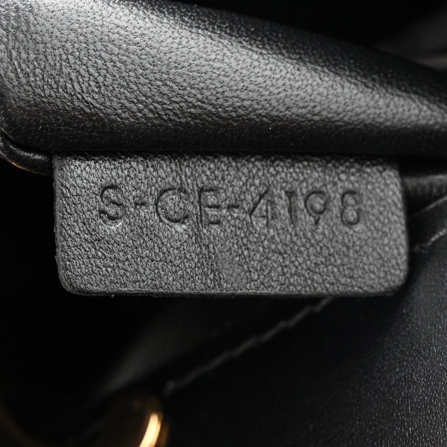 Celine Shiny Calfskin Medium Triomphe Black 9 of 16