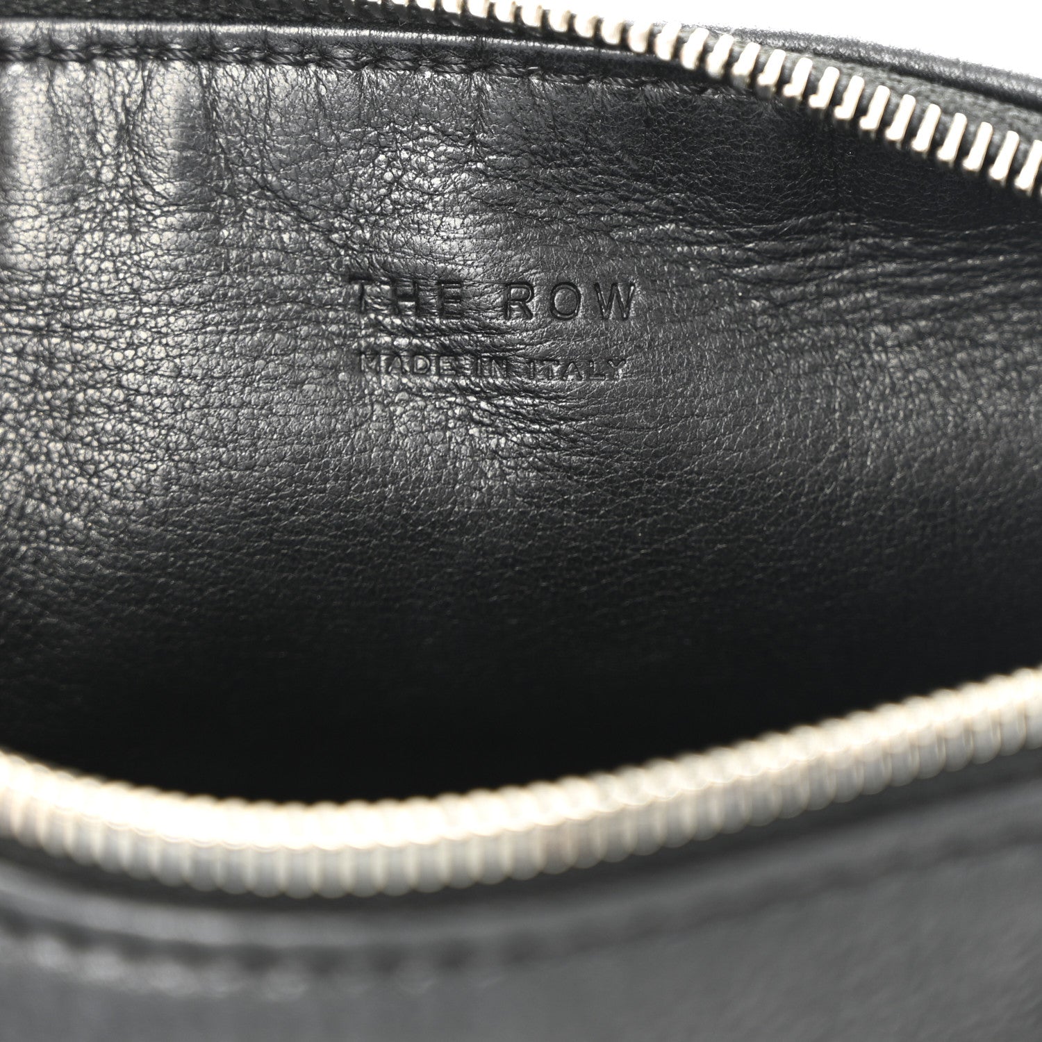 The Row Grained Calfskin 90's Bag Black 6 of 9