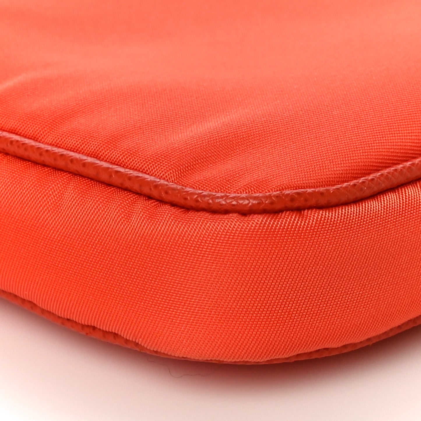 Tessuto Nylon Phone Case Crossbody Bag Orange