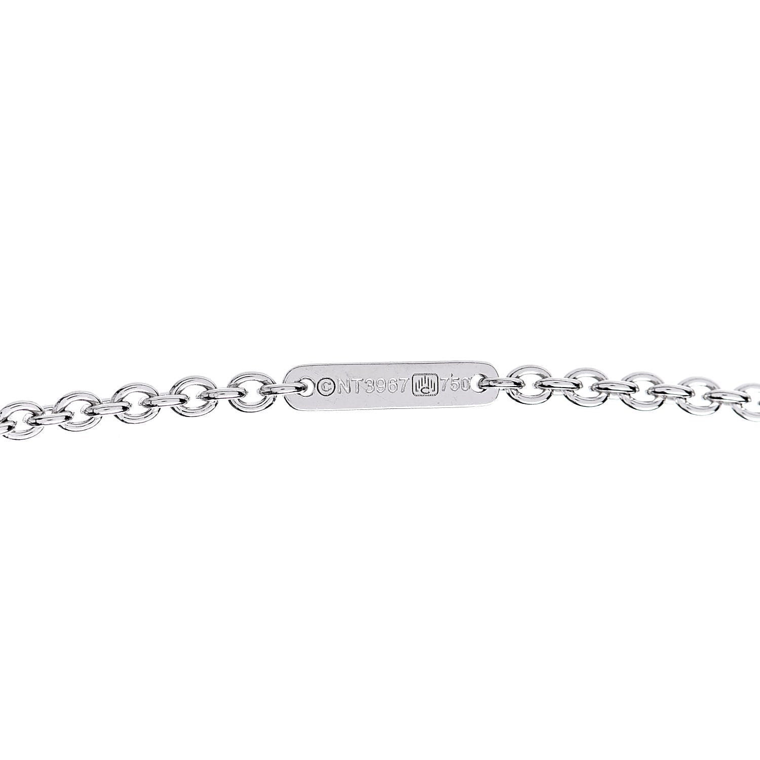 Cartier 18K White Gold Diamond Mon Amour Lariat Necklace 6 of 6