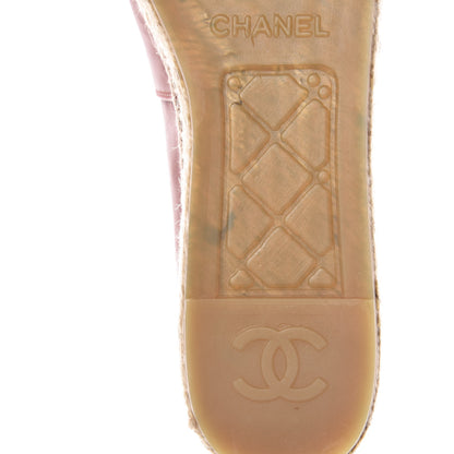 Chanel Lambskin CC Espadrilles 40 Brown 10 of 11