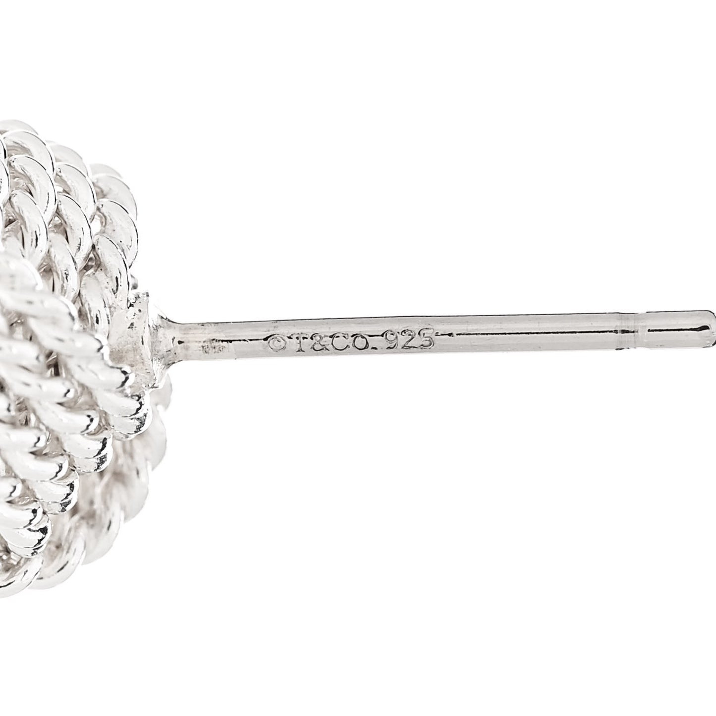 Sterling Silver Twist Knot Earrings