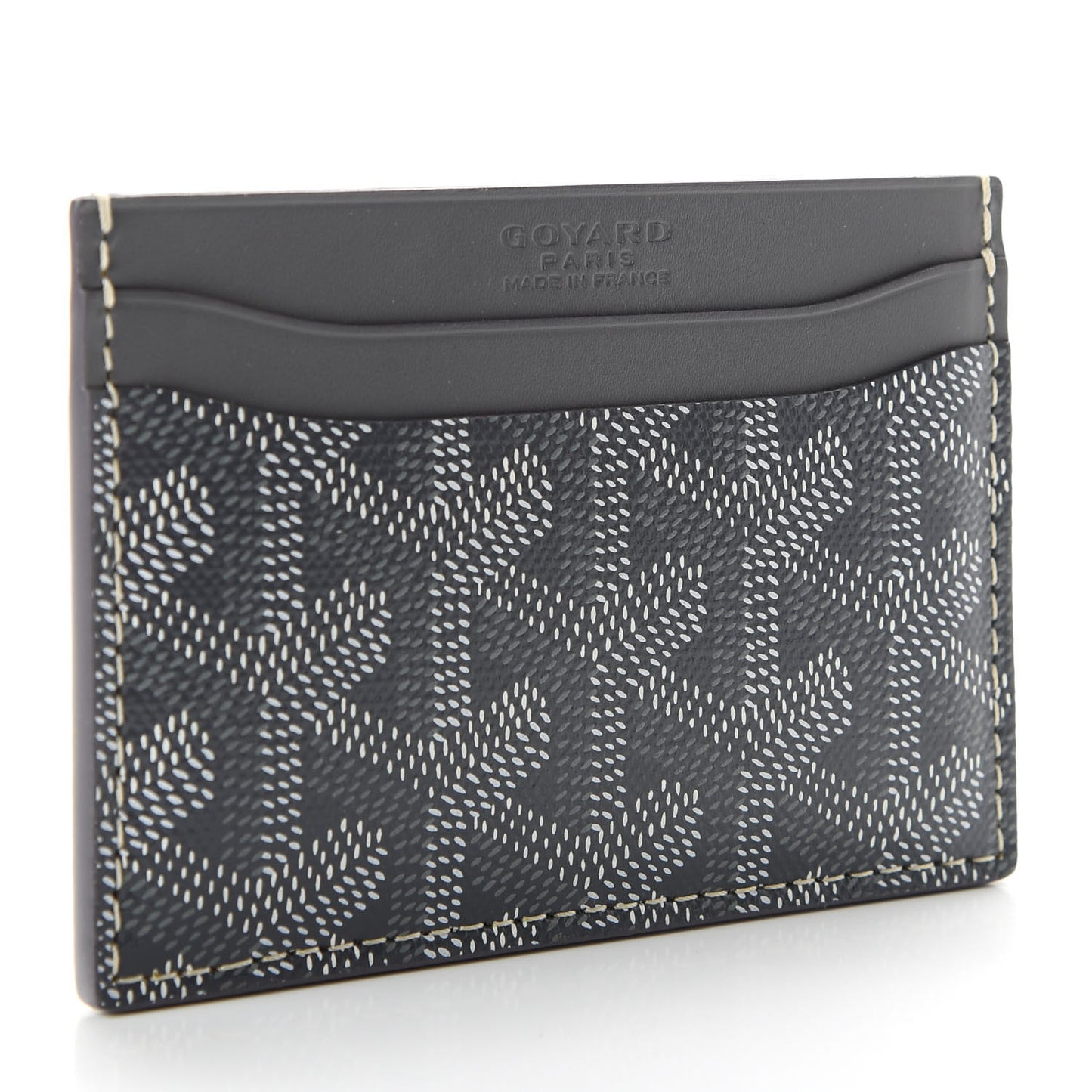 Goyardine Saint Sulpice Card Holder Grey