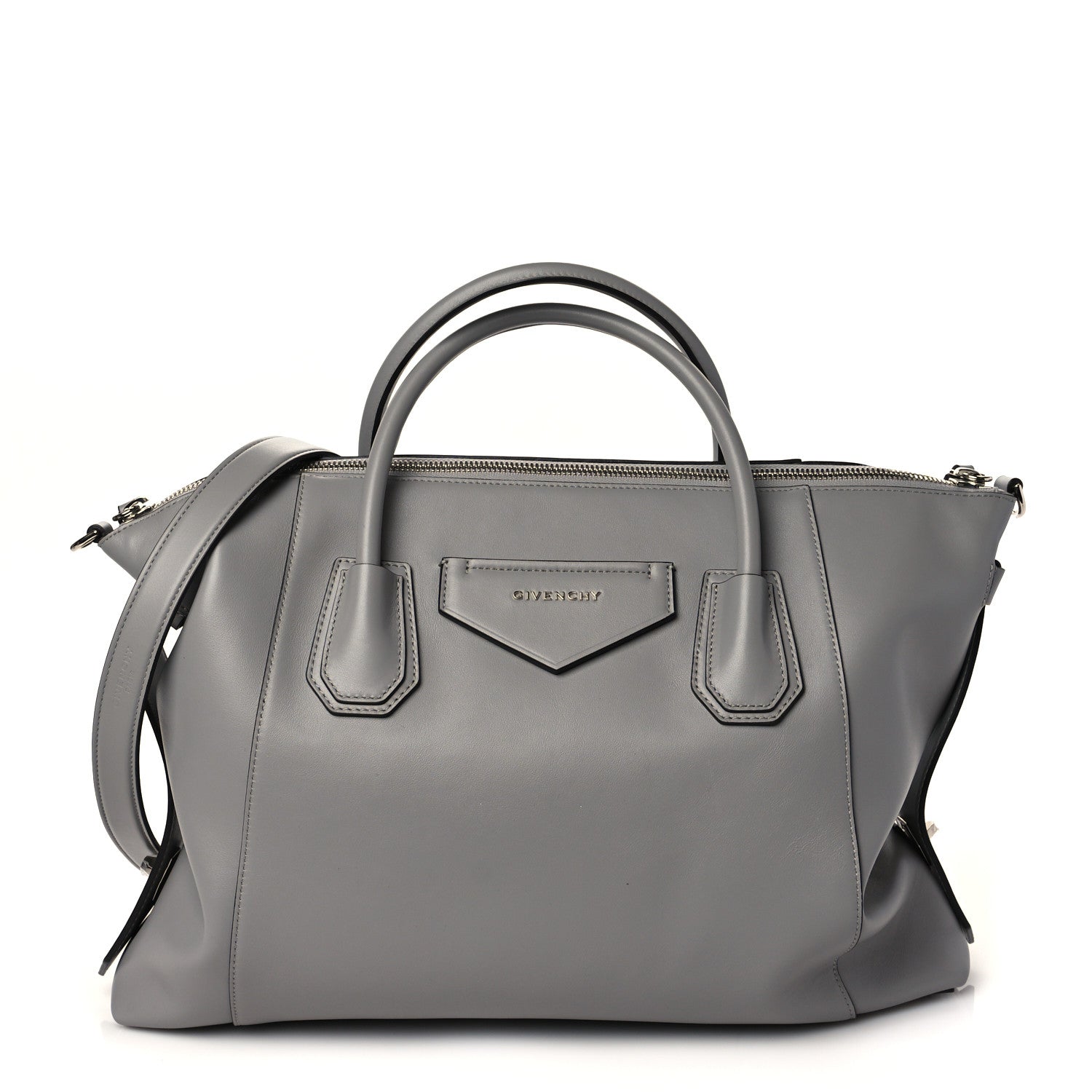 Givenchy Soft Calfskin Medium Soft Antigona Pearl Grey 1 of 9