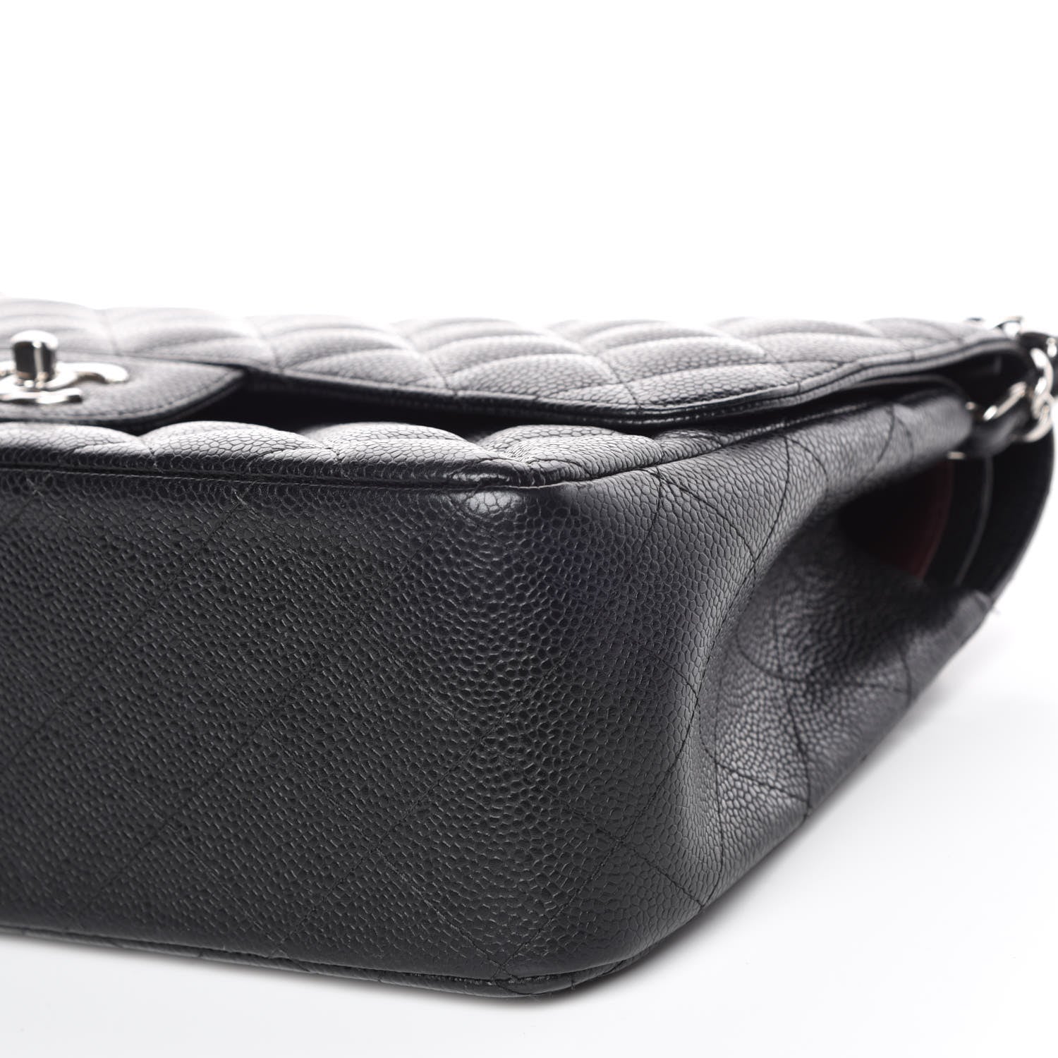 Chanel Caviar Quilted Jumbo Double Flap Black 6 of 10