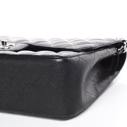 Chanel Caviar Quilted Jumbo Double Flap Black 6 of 10