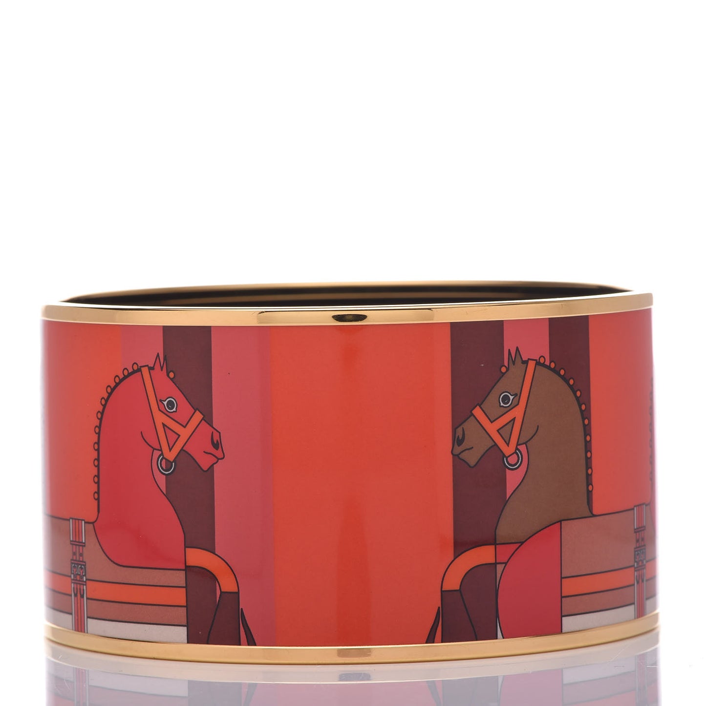 Enamel Printed Nouveau Rocabar Extra Wide Bracelet 70