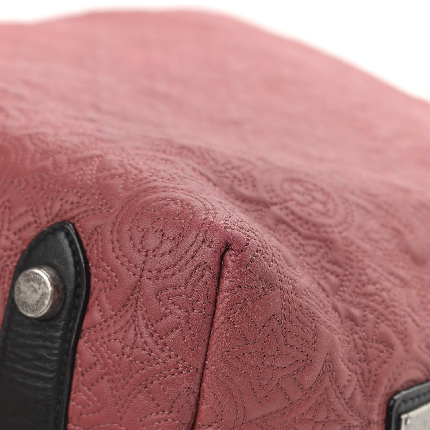 Louis Vuitton Monogram Lambskin Antheia Hobo PM Framboise 9 of 13