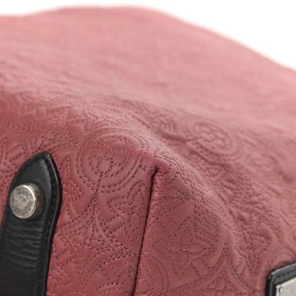 Louis Vuitton Monogram Lambskin Antheia Hobo PM Framboise 9 of 13