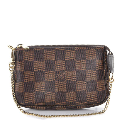 Louis Vuitton Damier Ebene Mini Pochette Accessories 1 of 8