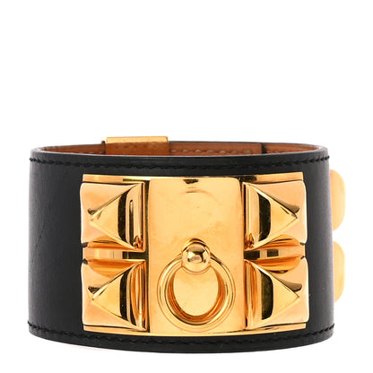 Hermes Box Collier De Chien CDC Bracelet S Black 1 of 4