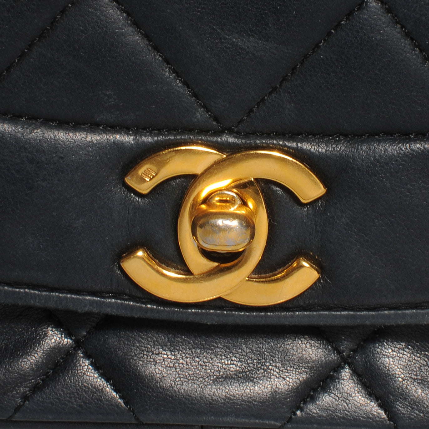 Lambskin Single Flap Navy