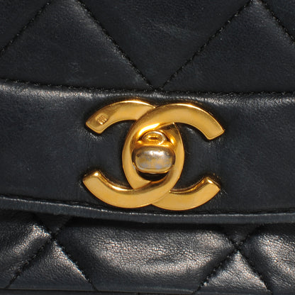 Chanel Lambskin Single Flap Navy 5 of 8