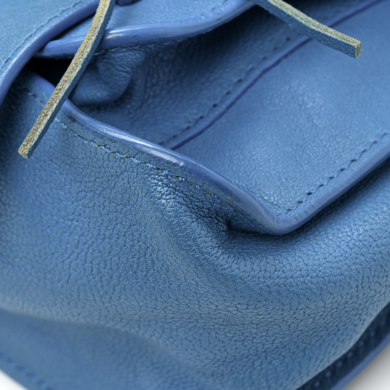 Proenza Schouler Lambskin Fringe PS1 Crossbody Pouch Cobalt Blue 11 of 13