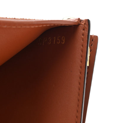 Louis Vuitton Monogram Flower Lock Compact Wallet Caramel 7 of 10